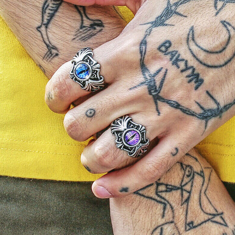 Bague rétro Vines Evil Eye pou - Men Accessories Evil Eye avis et prix