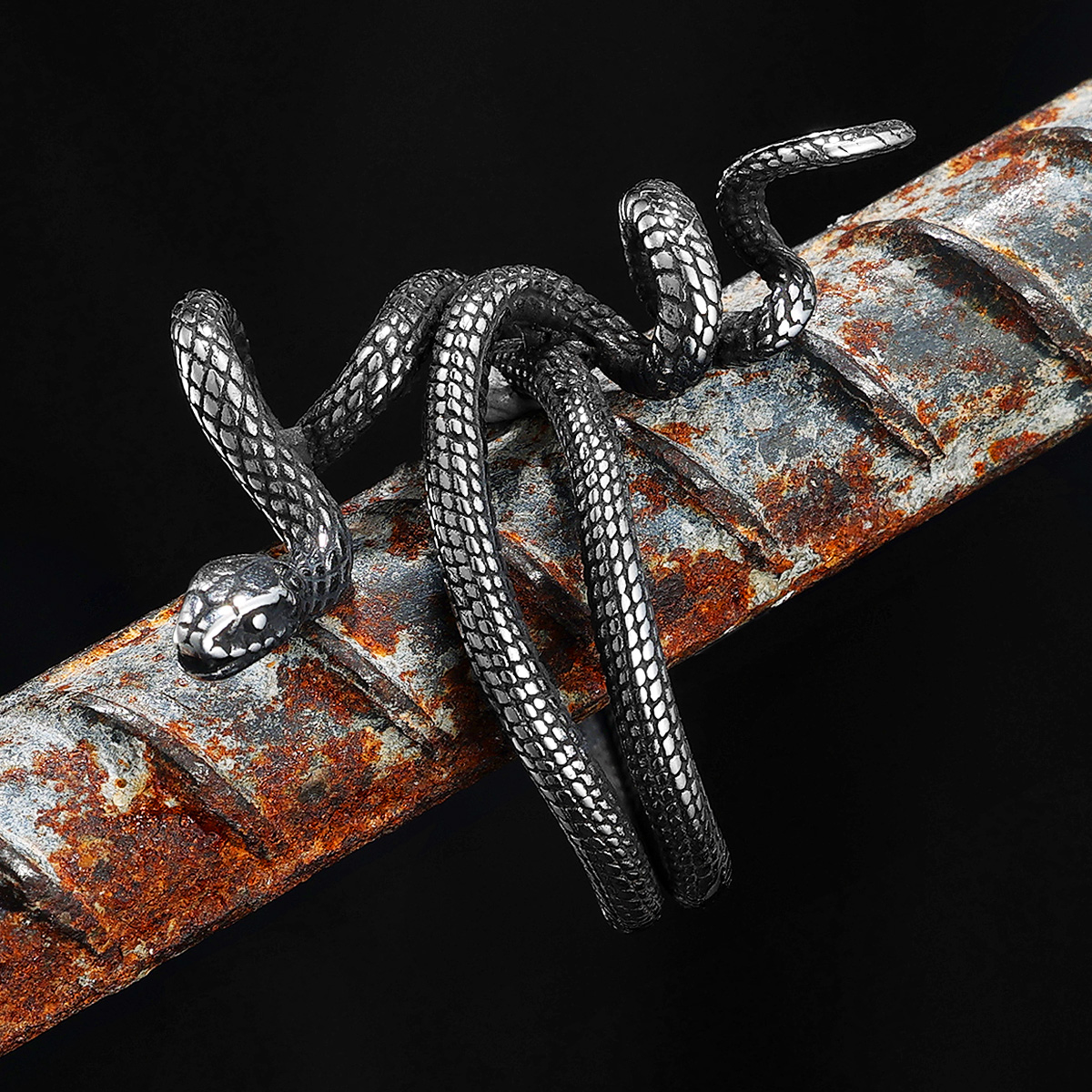 Bague de salle en acier inoxyd - Men'S Accessories Best avis et prix