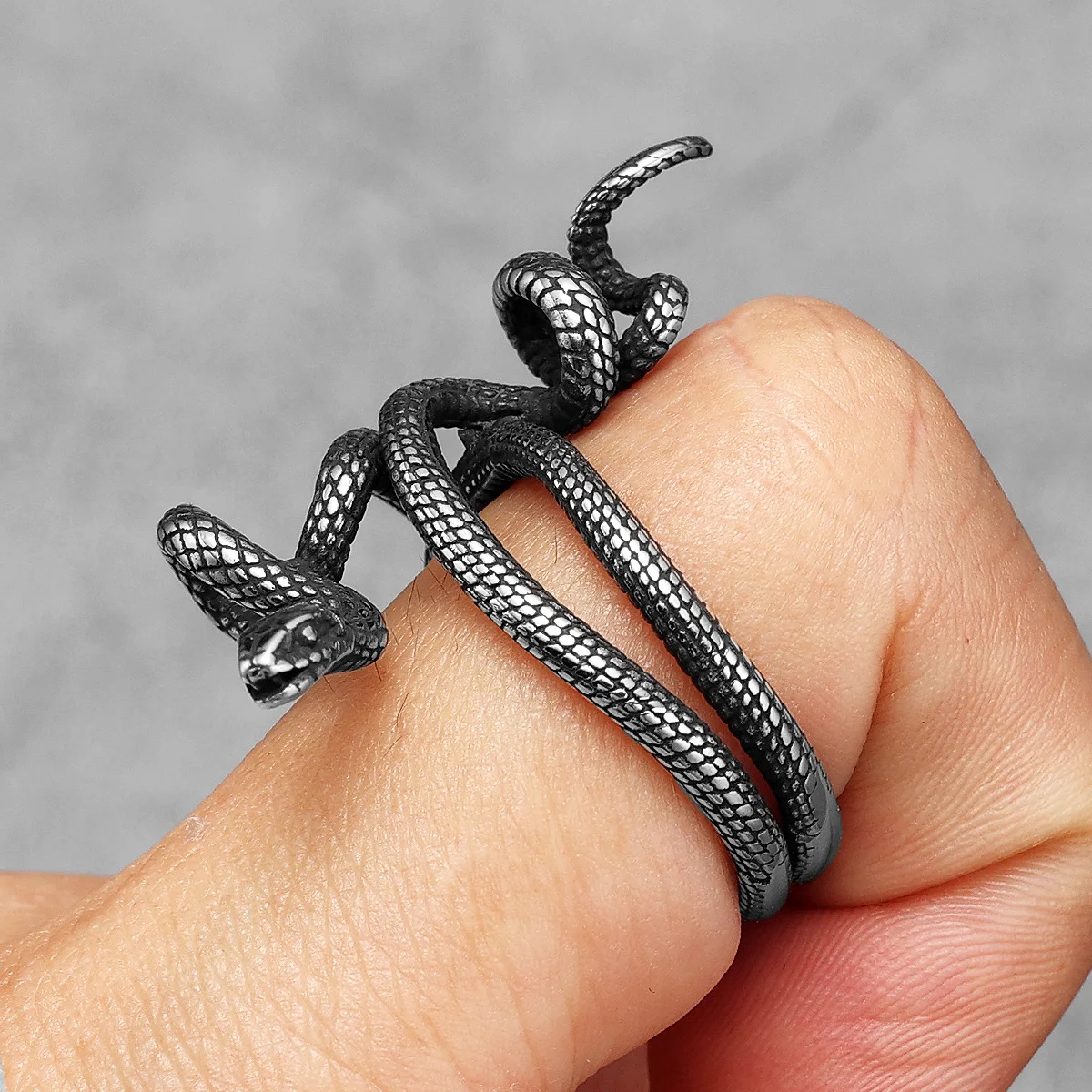 Bague de salle en acier inoxyd - Men'S Accessories Best avis et prix