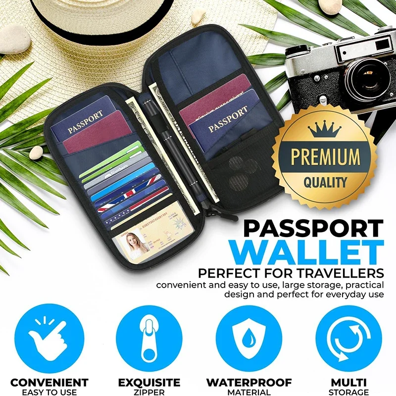 Couverture de passeport de voy - Passport Wallet Rfid avis et prix