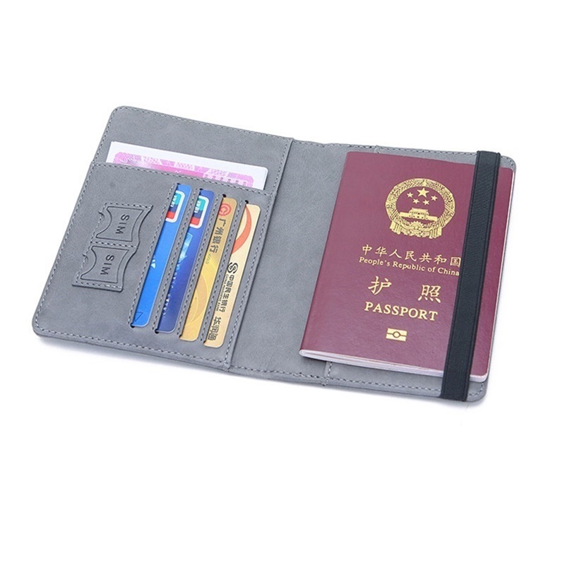 Couverture de passeport en cui - Passport Wallet Rfid avis et prix
