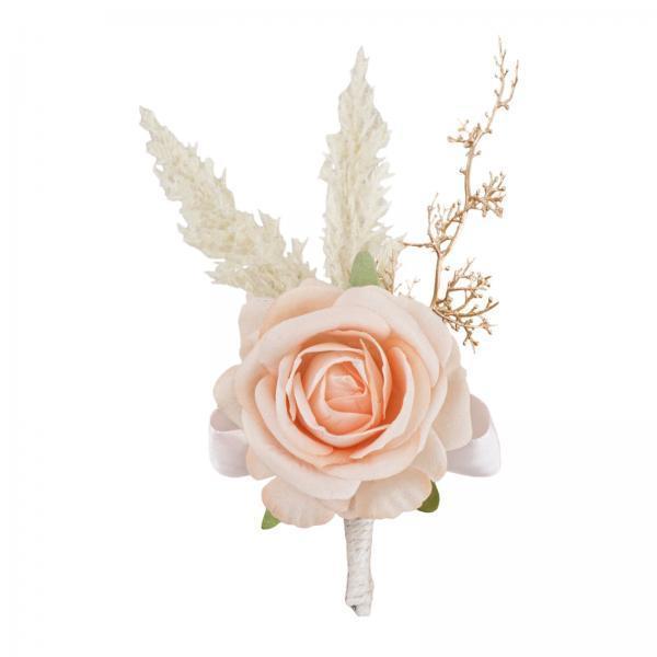 Boutonnière élégante en rose a - Men Accessories Elegant avis et prix