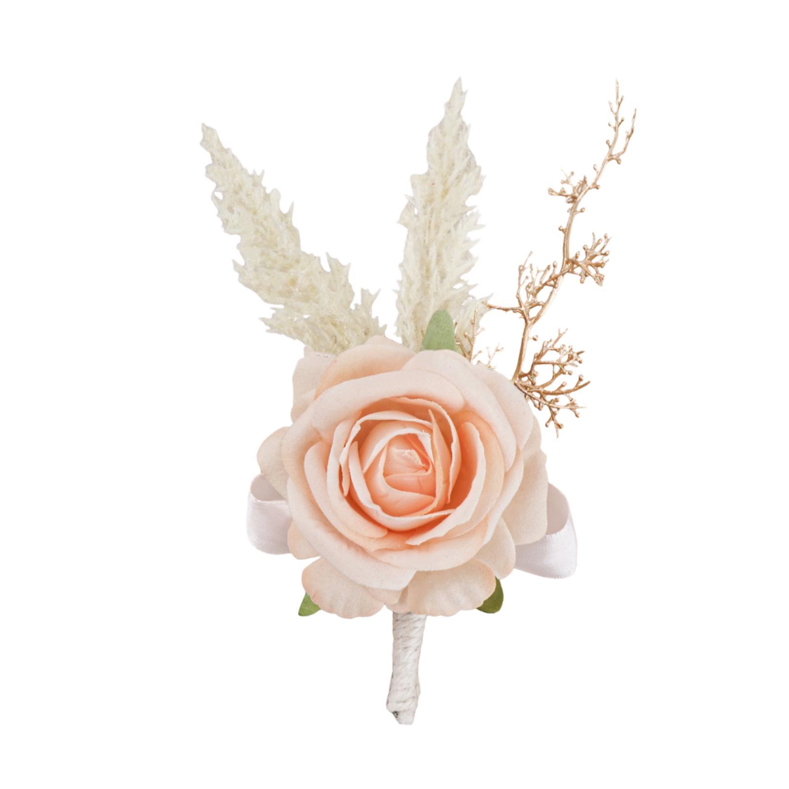 Boutonnière élégante en rose a - Men Accessories Elegant avis et prix