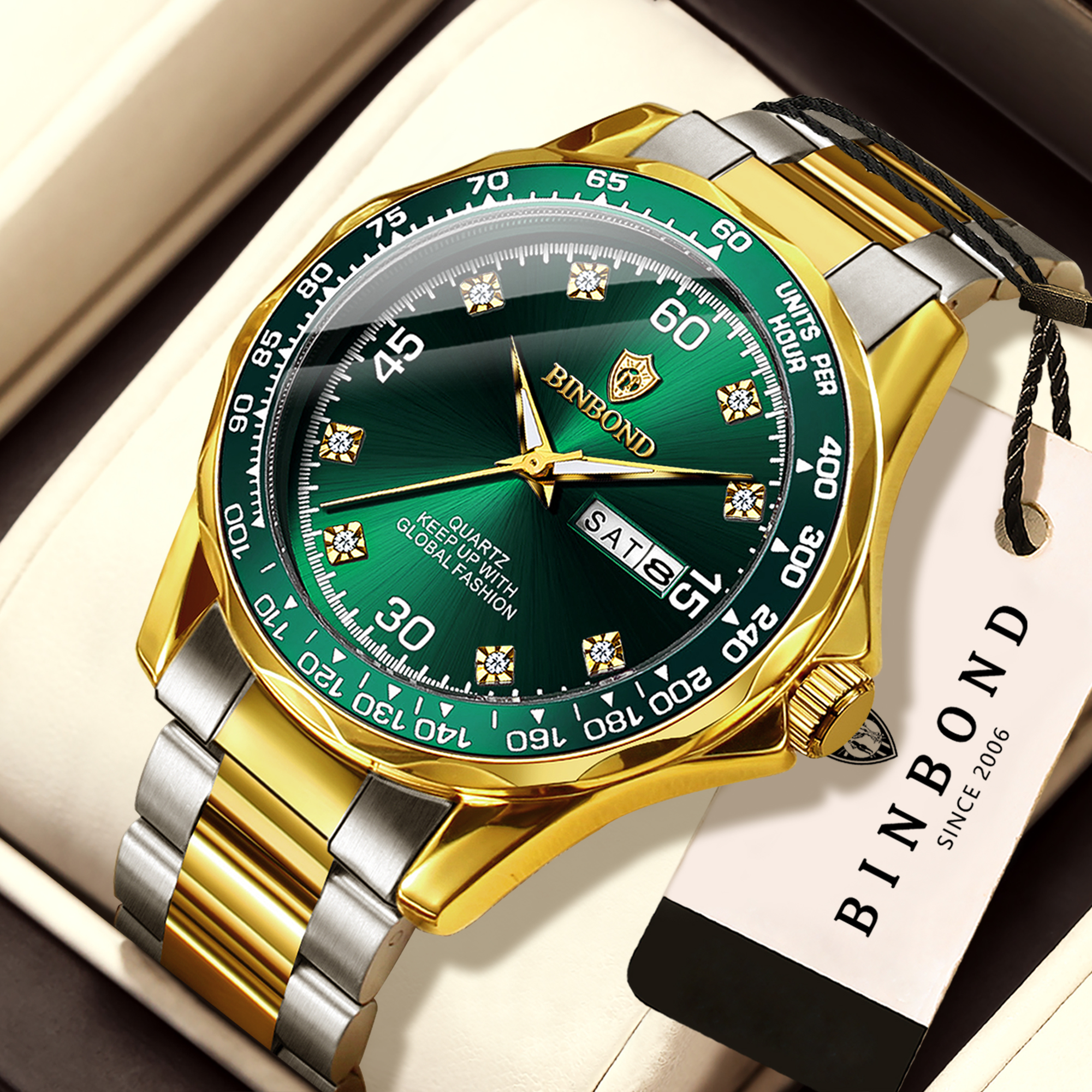 Montres-bracelets de luxe à qu - Men'S Accessories Display avis et prix