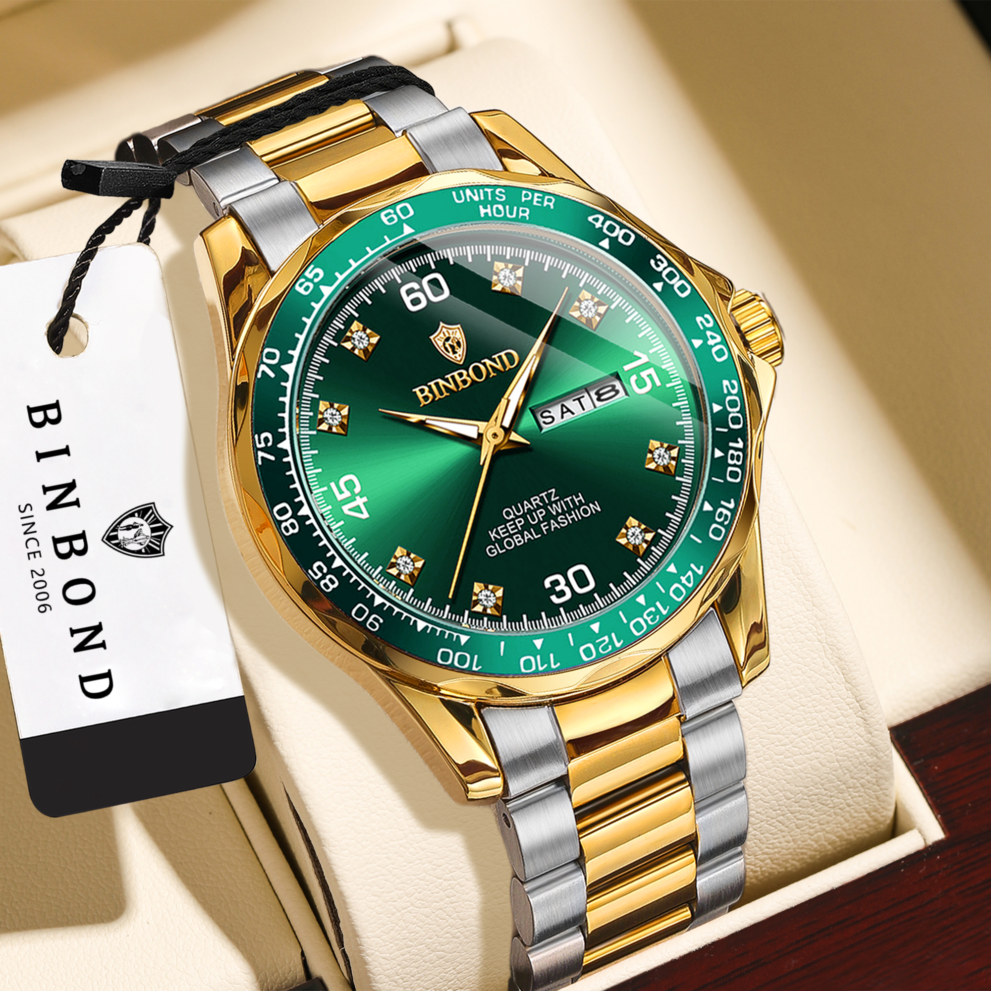Montres-bracelets de luxe à qu - Men'S Accessories Display avis et prix