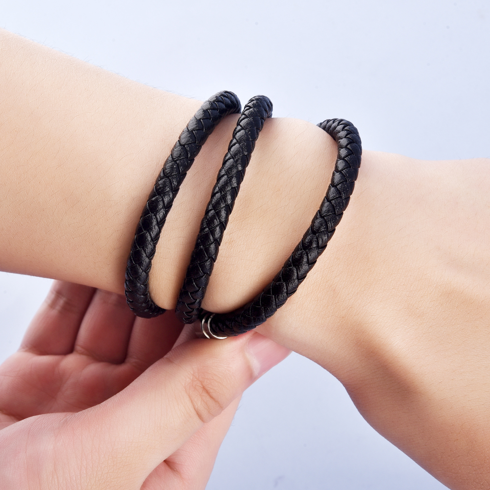 Collier en cuir 45/50/60cm ave - Men Accessories Chain avis et prix
