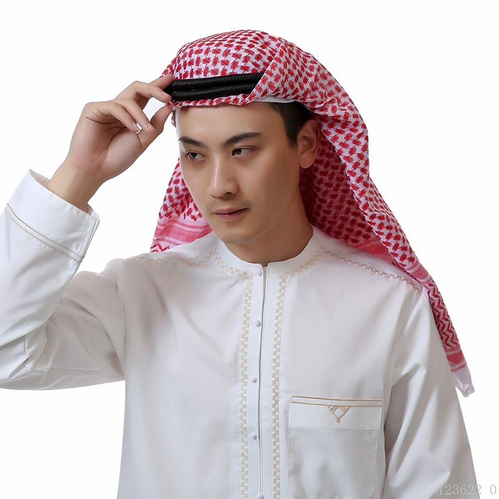 1 pièce Égal Shemagh noir, fou - Men'S Accessories Clothing avis et prix