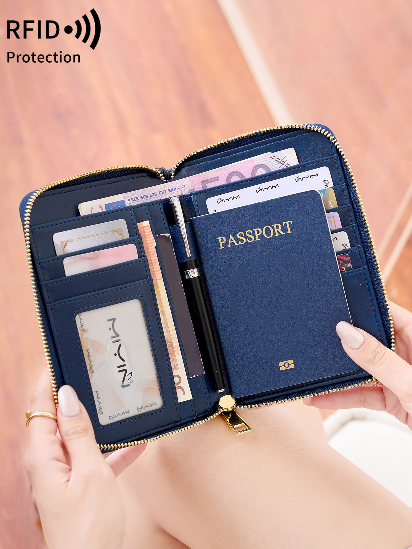Portefeuille de voyage RFID bl - Passport Wallet Rfid avis et prix