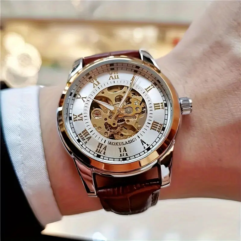 Montre mécanique automatique é - Men Accessories Elegant avis et prix