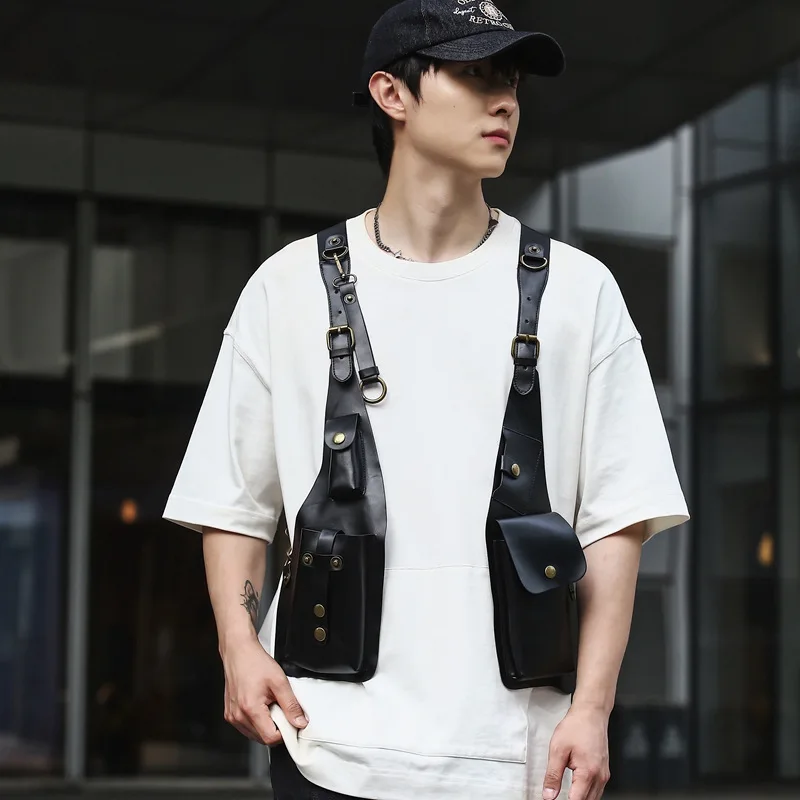 Sac en cuir PU Steampunk Vinta - Men Accessories Box avis et prix