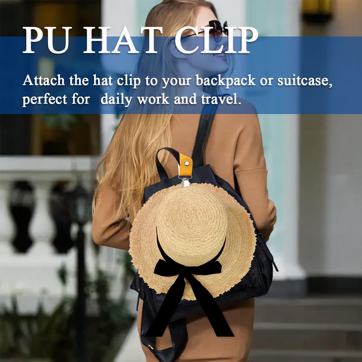 Clip à chapeau en cuir PU pour - Men'S Accessories Holder avis et prix