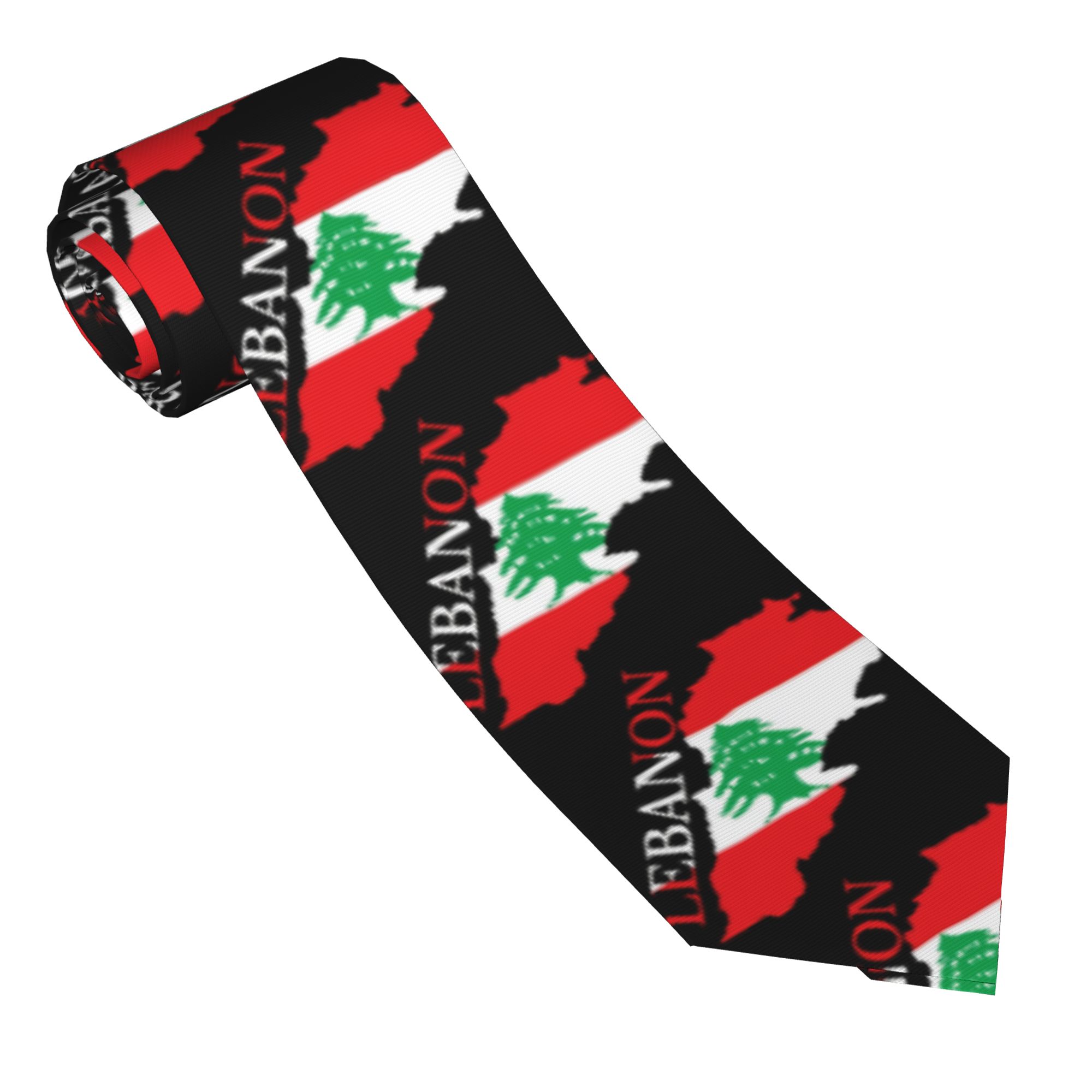 Cravate avec carte du drapeau  - Men Accessories Lebanon avis et prix