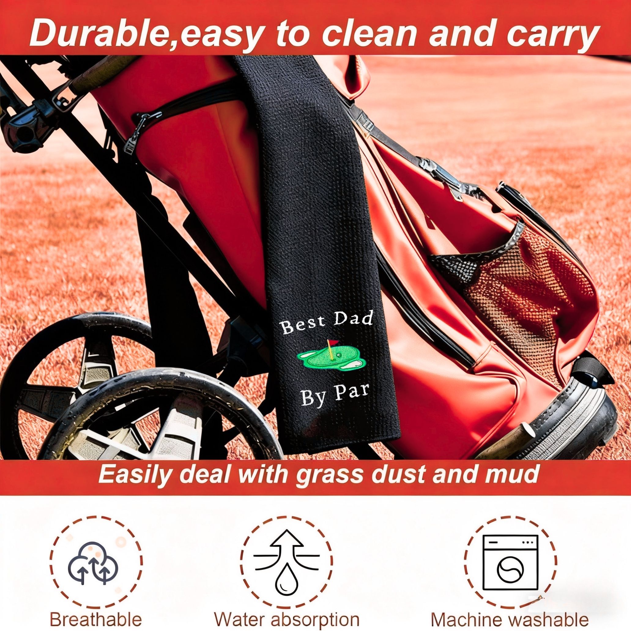 Serviette de golf en microfibr - Men'S Accessories Best avis et prix