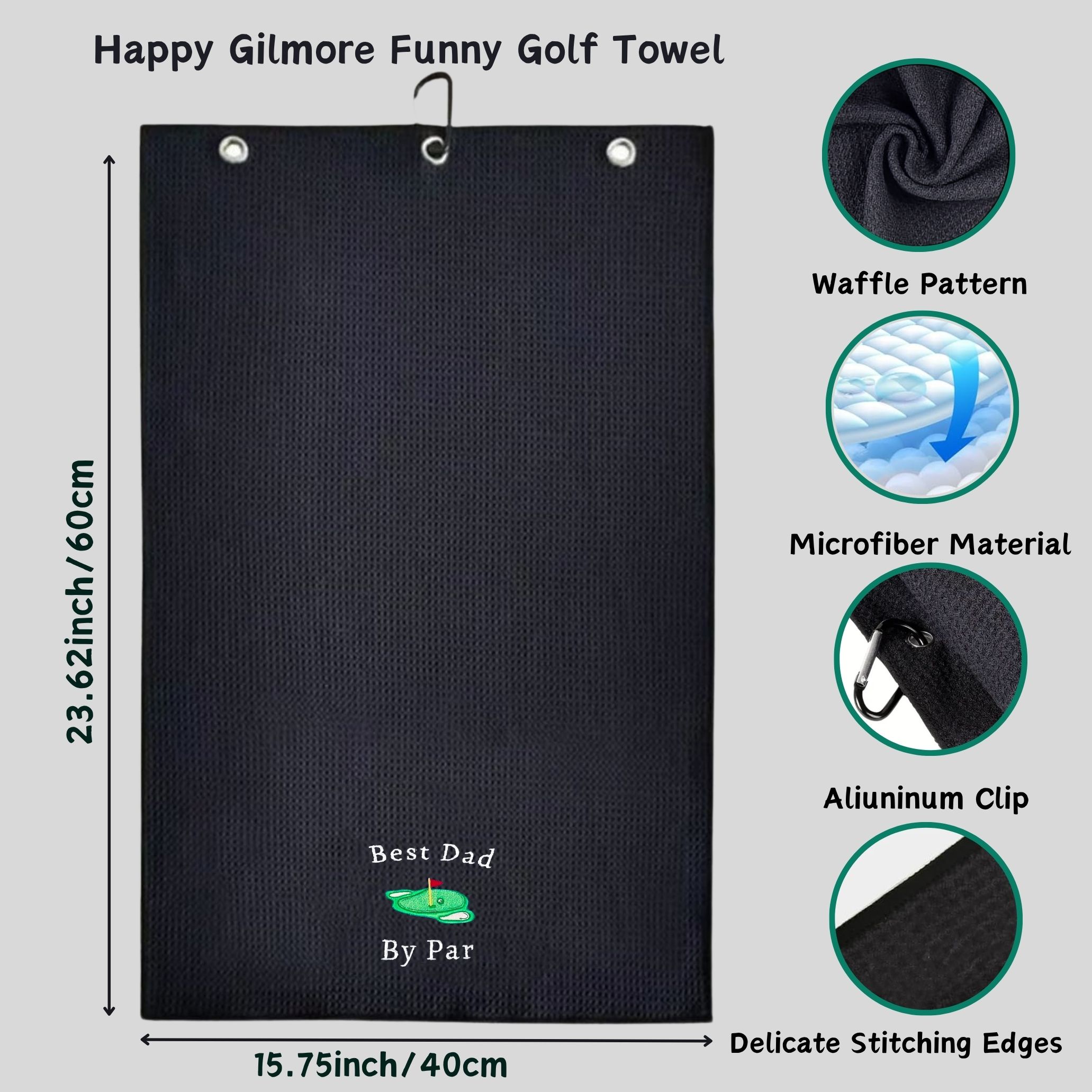 Serviette de golf en microfibr - Men'S Accessories Best avis et prix