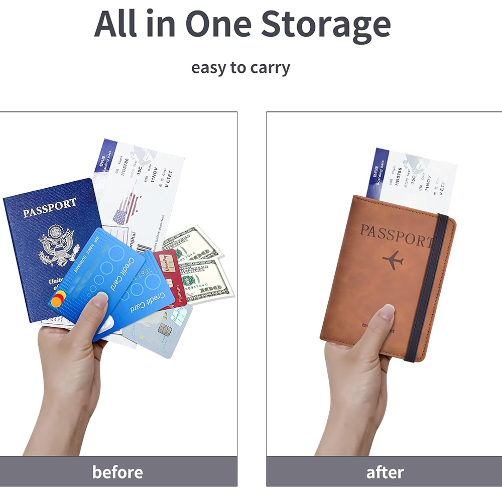 Porte-passeport, couverture de - Passport Wallet Rfid avis et prix