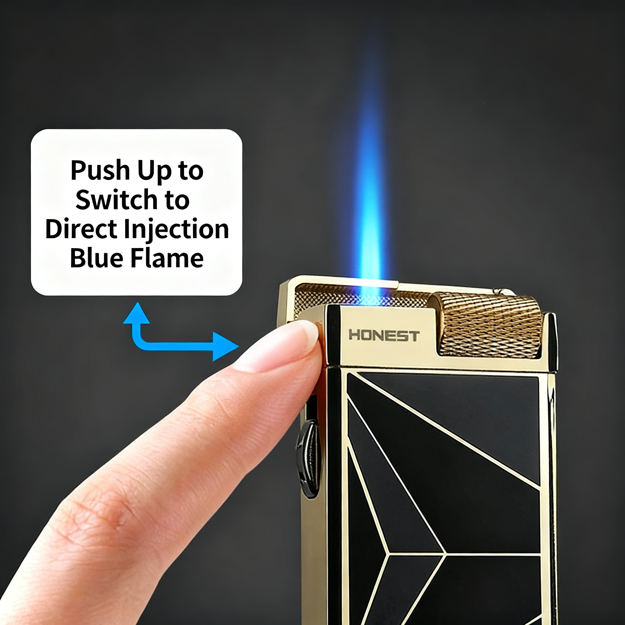 Briquet à gaz coupe-vent HONES - Lighter Windproof avis et prix
