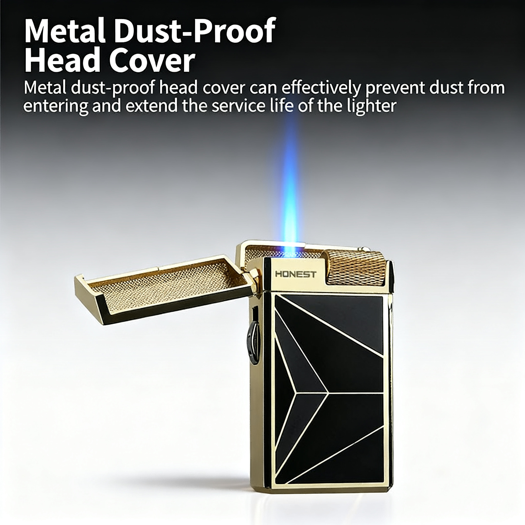 Briquet à gaz coupe-vent HONES - Lighter Windproof avis et prix