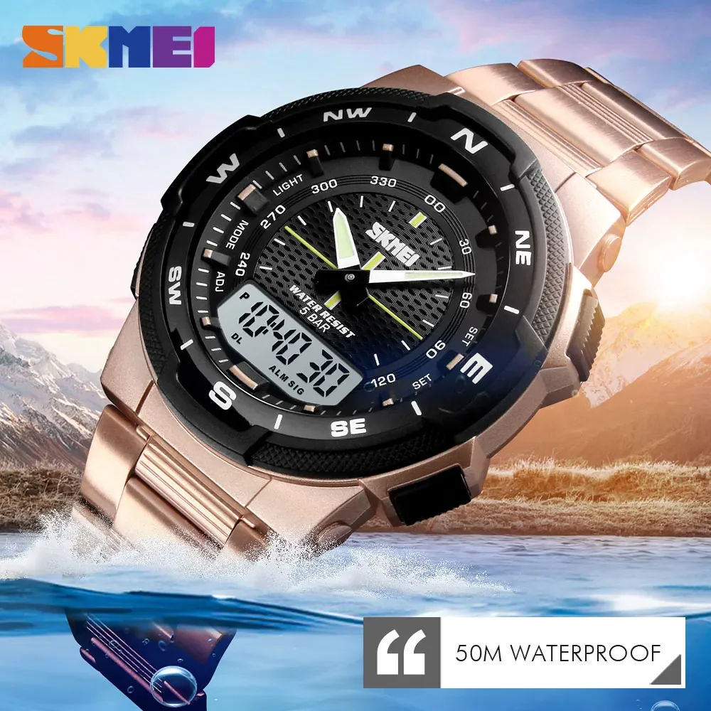 SKMEI-Montre étanche pour homm - Men'S Accessories Display avis et prix